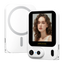 Monitor selfie 7RYMS Qshot V1 Blanco 4K60 con cable / 4K30 USB-C