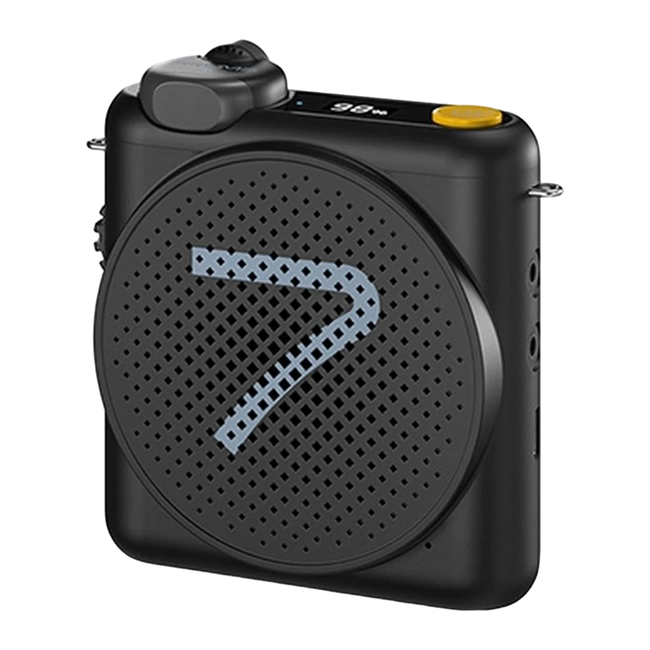 7RYMS WA2 Negro - Amplificador de voz inalámbrico con micrófono lavalier Hover Image