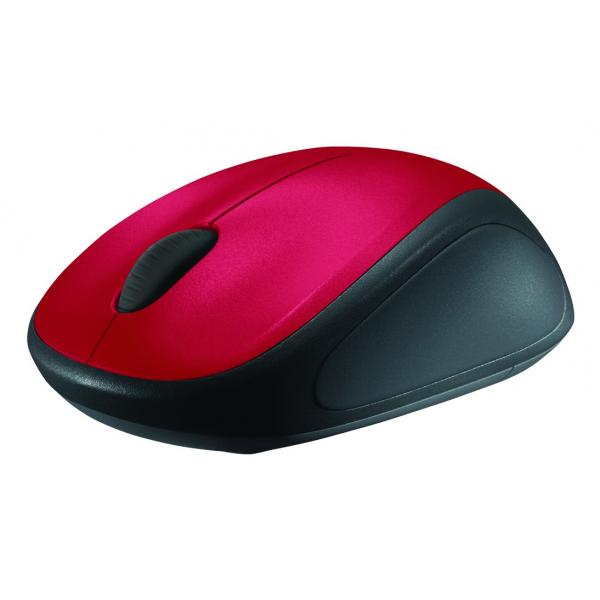Ratón Inalámbrico Logitech M235 Rojo - 1000 DPI