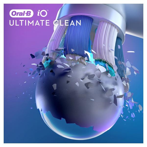 2 x Recambios de Cabezal Braun Oral-B iO Ultimate Clean Blanco