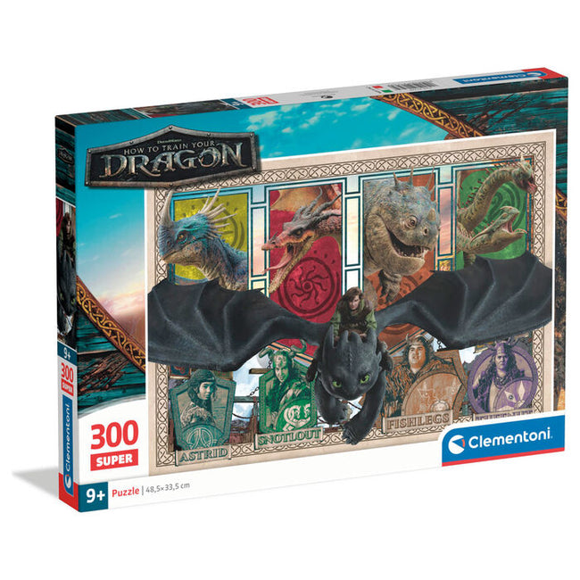 Puzzle Como Entrenar A Tu Dragon 300Pzs Hover Image