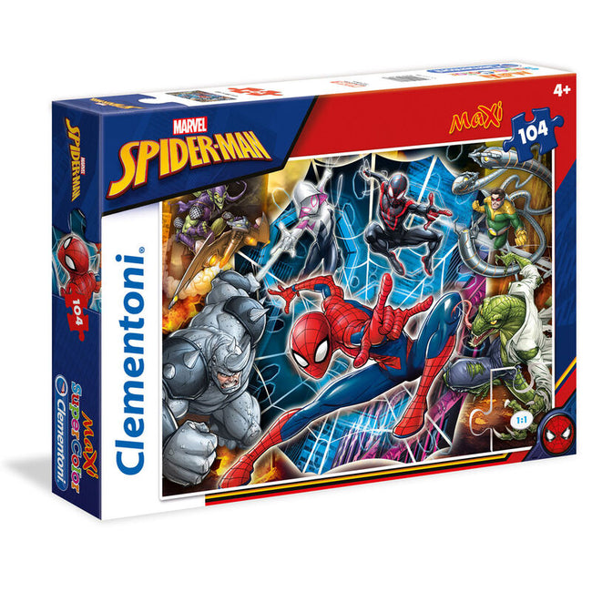 Puzzle Maxi Spiderman Marvel 104Pzs Hover Image