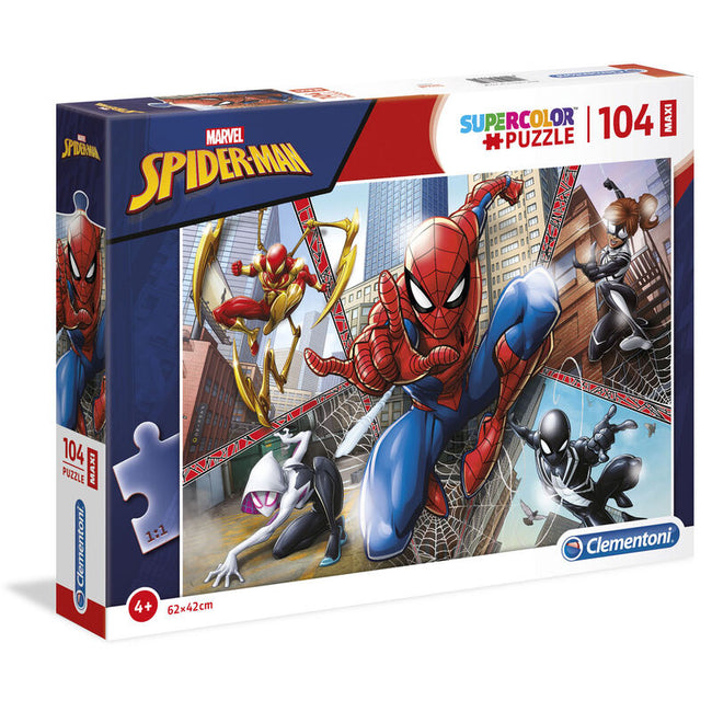 Puzzle Maxi Spiderman Marvel 104Pzs Hover Image