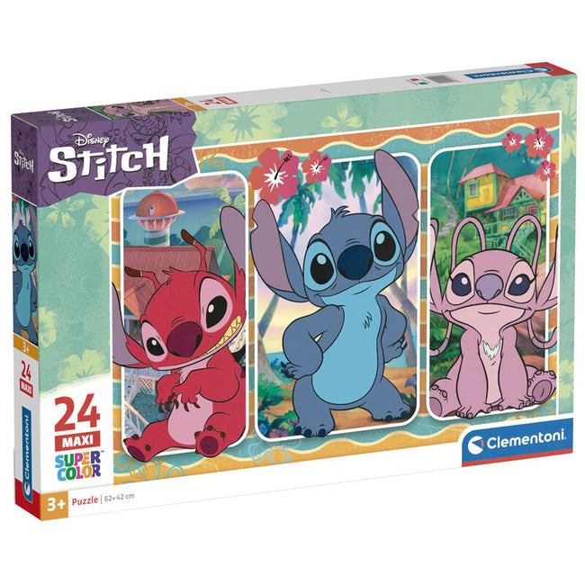 Puzzle Maxi Stitch Disney 24Pzs Hover Image
