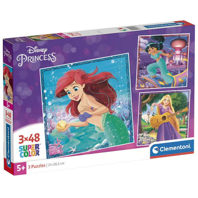 Puzzle Princesas Disney 3X48Pzs Hover Image