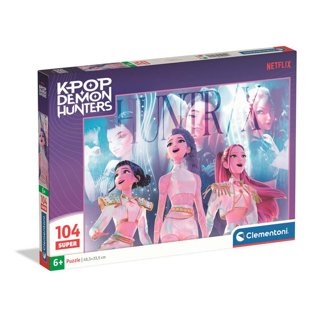 Puzzle 1 Super Kpop Demon Hunters 104Pzs Hover Image
