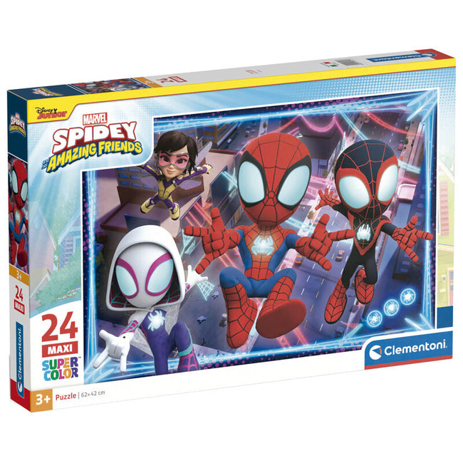 Puzzle Maxi Spidey Amazing Friends Marvel 24Pzs Hover Image