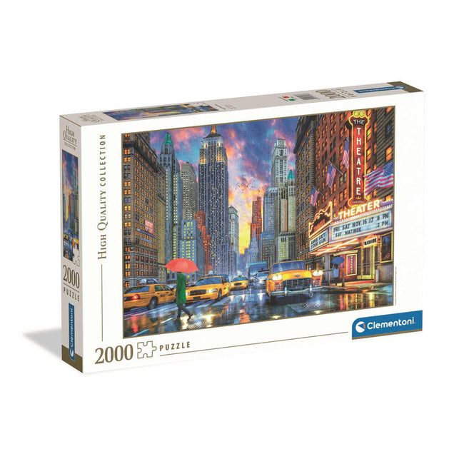 Puzzle Rainy Manhattan 2000Pzs Hover Image