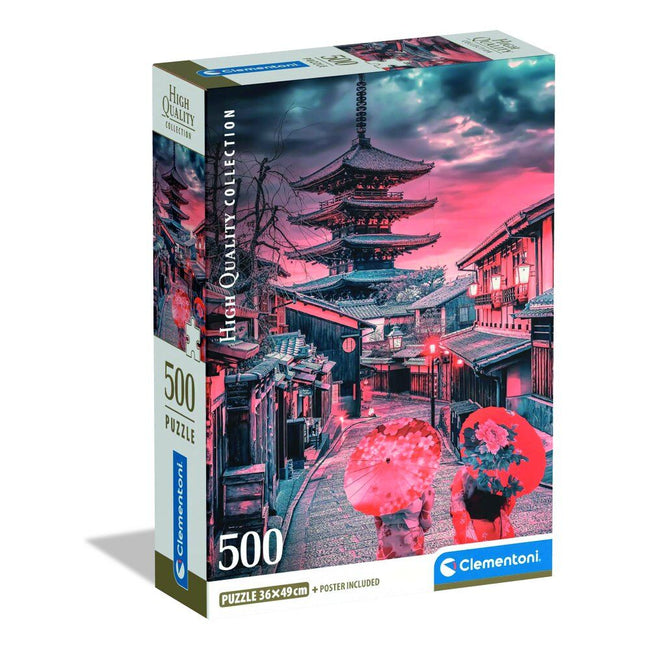 Puzzle Evening In Kyoto High Quality 500Pzs Hover Image
