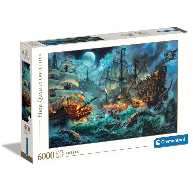 Puzzle Batalla De Los Piratas 6000Pzs