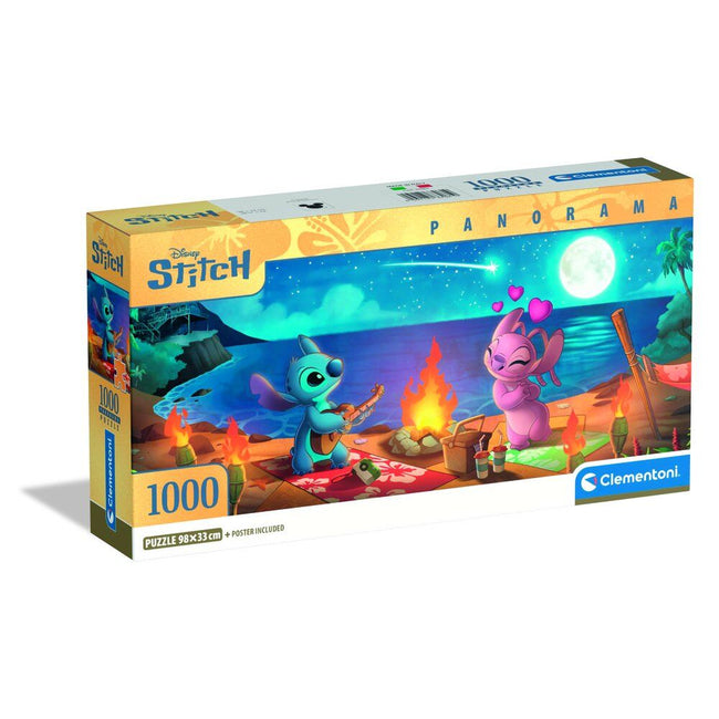 Puzzle Panorama Stitch Disney 1000Pzs Hover Image