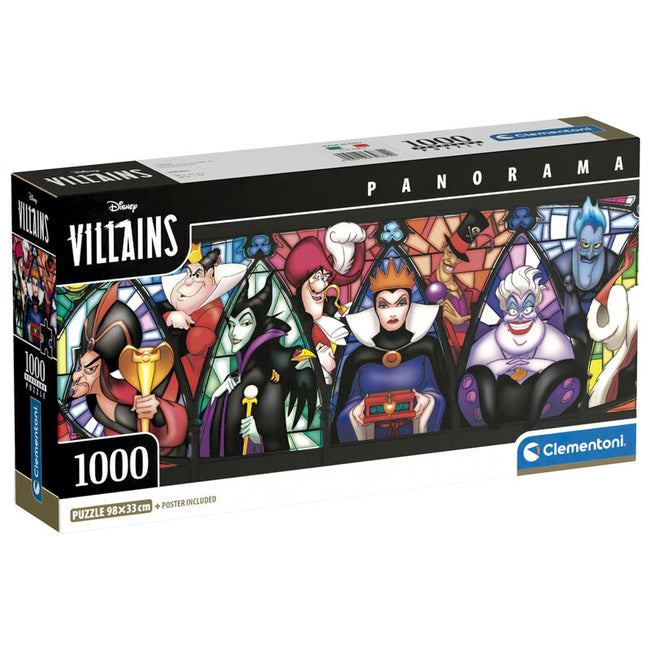 Puzzle Panorama Villanas Disney 1000Pzs Hover Image