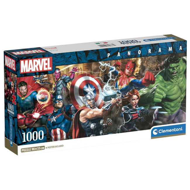 Puzzle Panorama Marvel 1000Pzs Hover Image