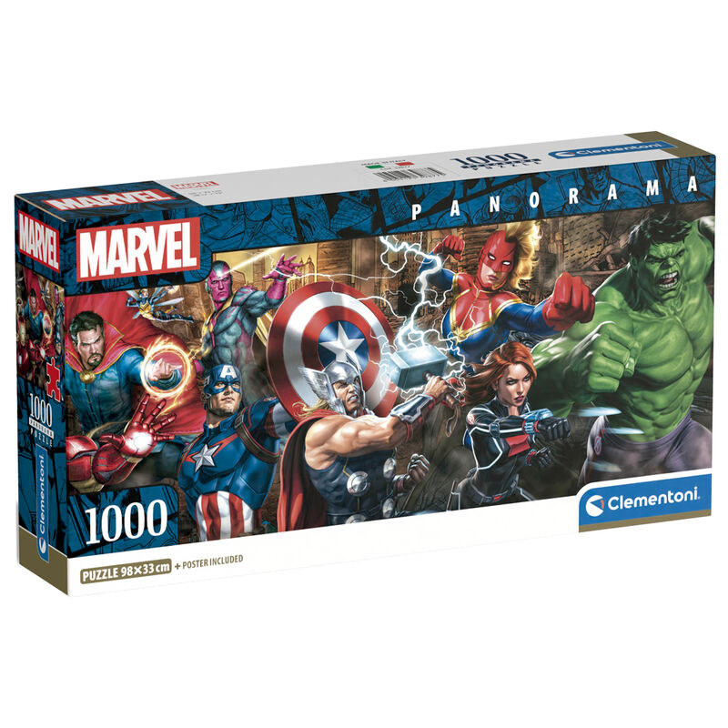 Puzzle Panorama Marvel 1000Pzs