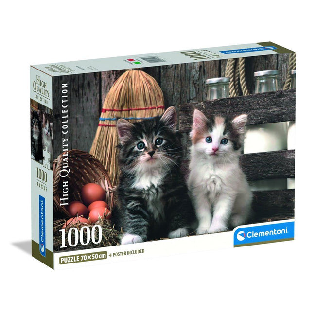 Puzzle Lovely Kittens High Quality 1000Pzs Hover Image