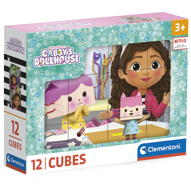 Puzzle Cubo La Casa De Muecas De Gabby 12Pzs Hover Image