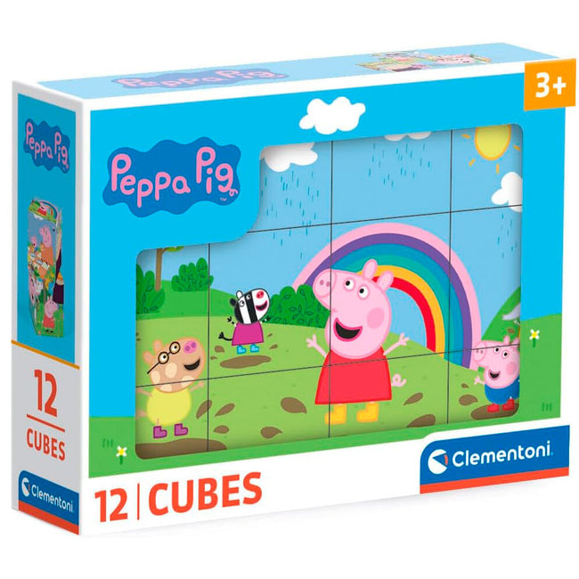 Puzzle Cubo Peppa Pig 12Pzs Hover Image