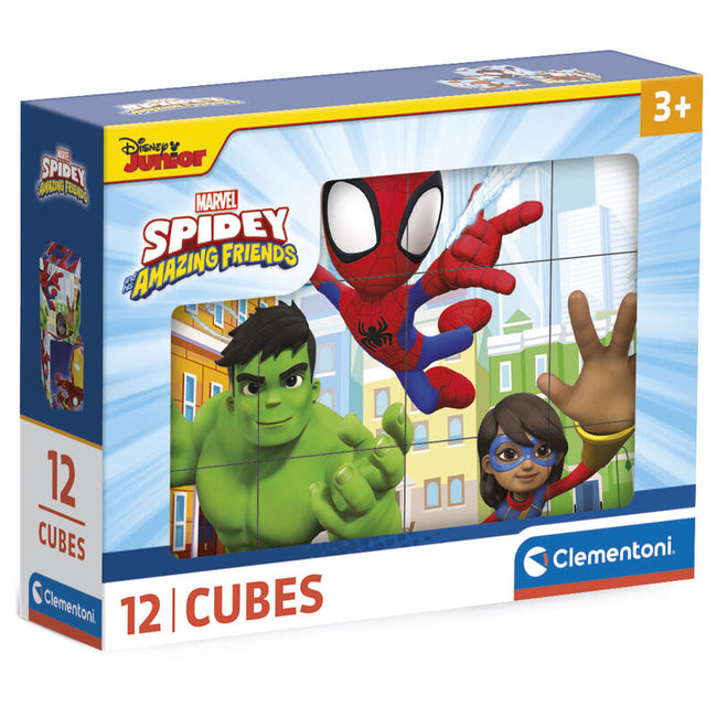 Puzzle Cubo Spidey And His Amazing Friends Marvel 12Pzs Hover Image