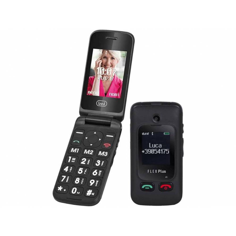 Teléfono Móvil Senior Trevi Flex Plus 55 Negro 2,4