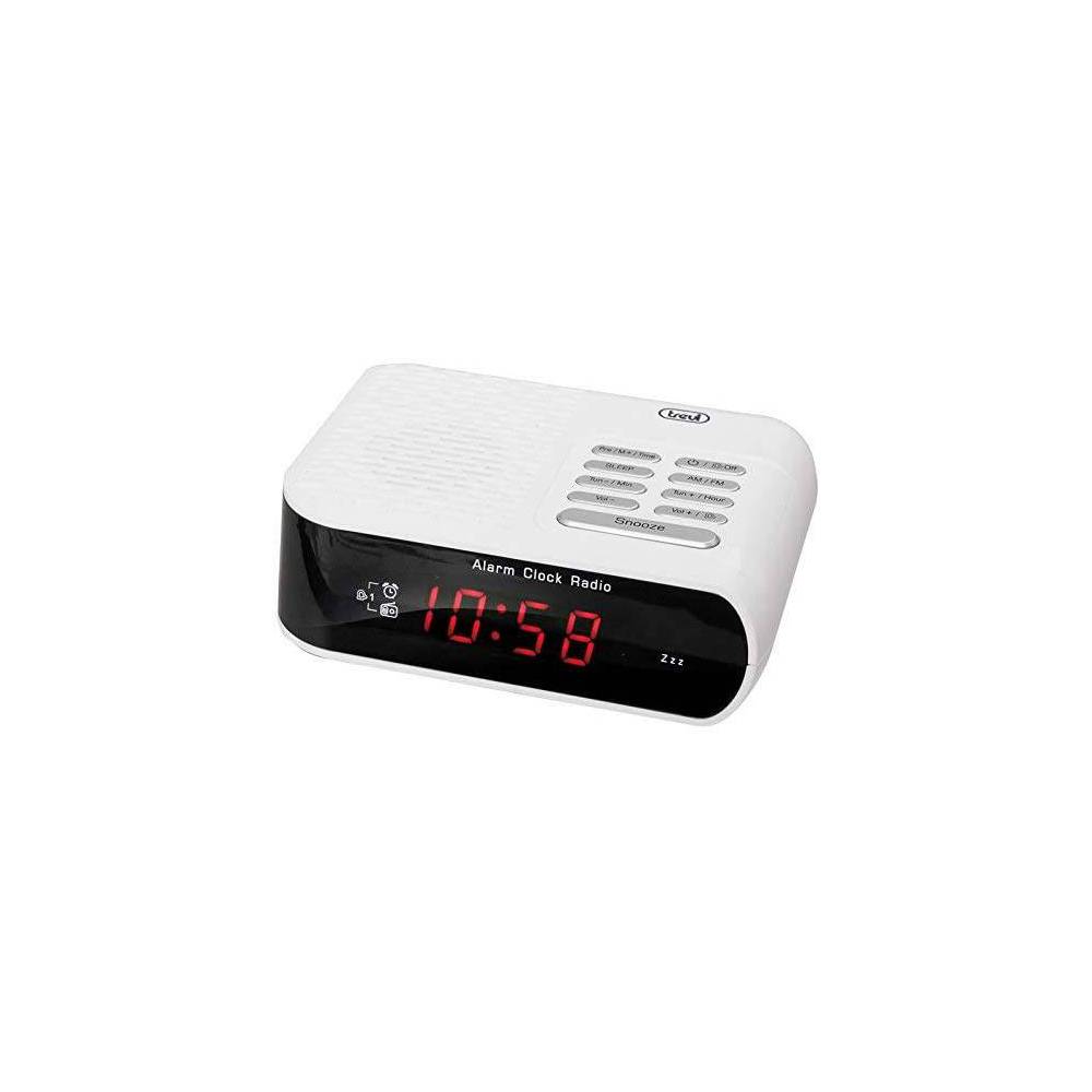 Radio Reloj Trevi Rc 827D Blanco