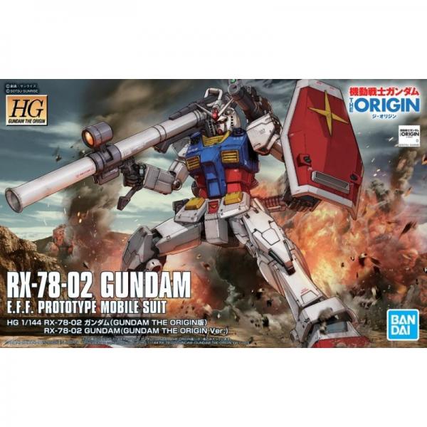 Maqueta Hg 1/144 Rx-78-02 Gundam Gundam The Origin Ver.