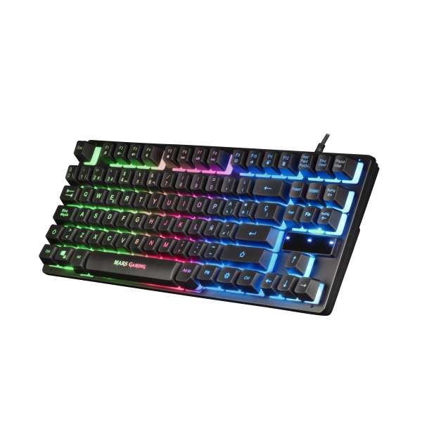 Teclado Y Mouse Mars Gaming Mcptkl Teclado De Formato Reducido Tkl Rgb Brathing & Flow Mouse 32