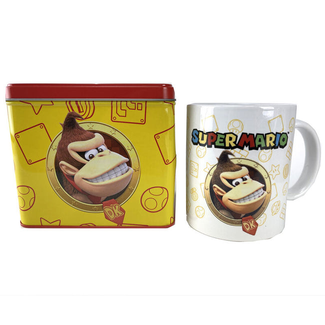 Set Taza + Hucha Donkey Kong Super Mario Bros Nintendo Hover Image