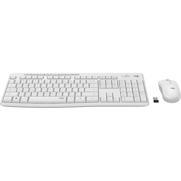 Teclado + Ratón inalámbricos Logitech MK295 Blanco