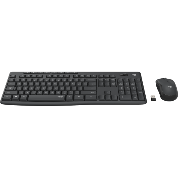 Teclado Y Mouse Logitech Wireless Mk295 Silent Color Grafito P/n:920-009798