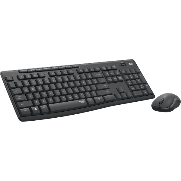 Teclado Y Mouse Logitech Wireless Mk295 Silent Color Grafito P/n:920-009798