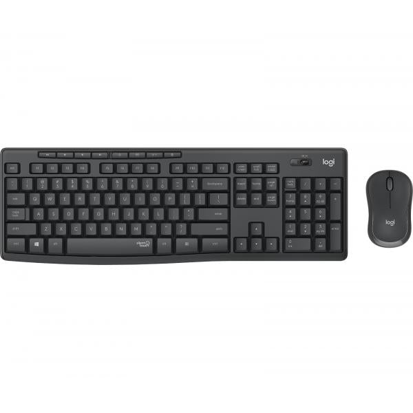 Teclado Y Mouse Logitech Wireless Mk295 Silent Color Grafito P/n:920-009798