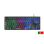 Teclado Y Mouse Mars Gaming Mcptkl Teclado En Portugues De Formato Reducido Tkl Rgb Brathing &