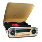 Lauson 01tt15 Cream / Tocadiscos Con Radio Fm