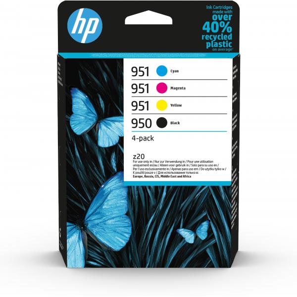 Pack Tinta Hp 950 Negro Y 951 Cian Magenta Amarillo