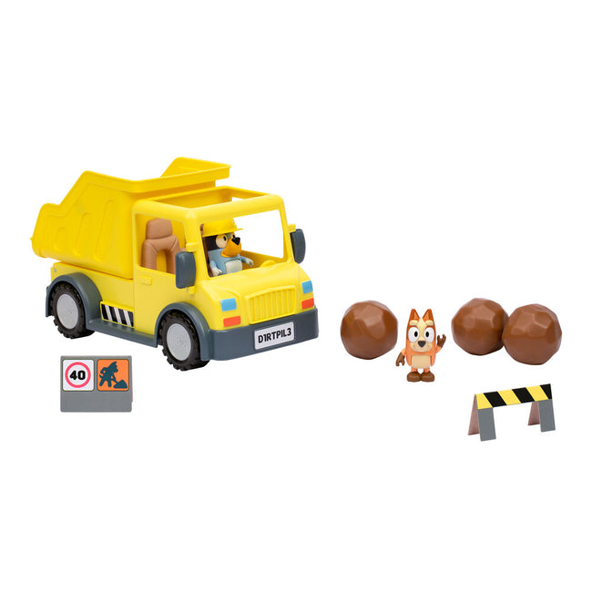 Camion Volquete + Figuras Bluey Hover Image