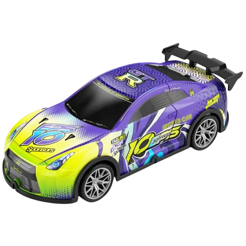 805P 1/22 4WD Drift Lila Amarillo - Coche RC Eléctrico