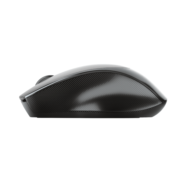 MOUSE TRUST WIRELESS ZAYA NEGRO - RECARGABLE USB-C - 4 BOTONES - 800/1200/1600DPI - RECEPTOR MICRO U