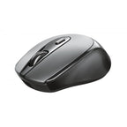 Mouse Trust Wireless Zaya Negro - Recargable Usb-c - 4 Botones - 800/1200/1600dpi - Receptor Micro U