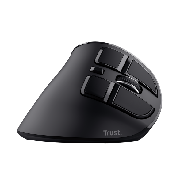 Mouse Trust Wireless Ergo Voxx Recargable Diseo Vertical 1200-2400dpi 9 Botones 23731