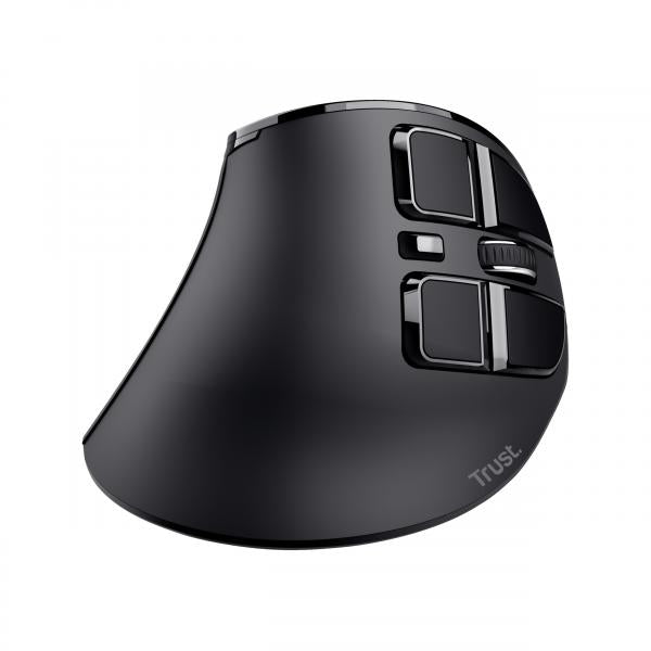 Mouse Trust Wireless Ergo Voxx Recargable Diseo Vertical 1200-2400dpi 9 Botones 23731