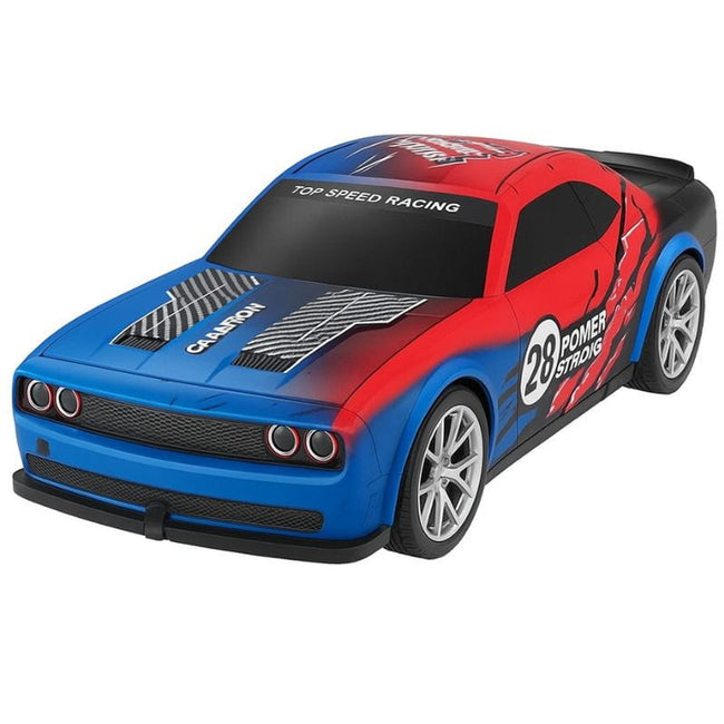 808P 1/22 4WD Drift Rojo Azul - Coche RC Eléctrico Hover Image