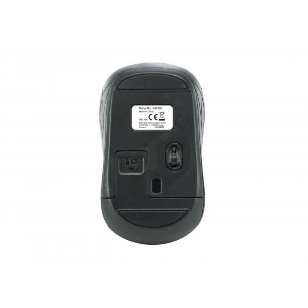 MOUSE EQUIP WIRELESS MINI LIFE OPTICO 4 BOTONES SCROLL NEGRO 1600DPI