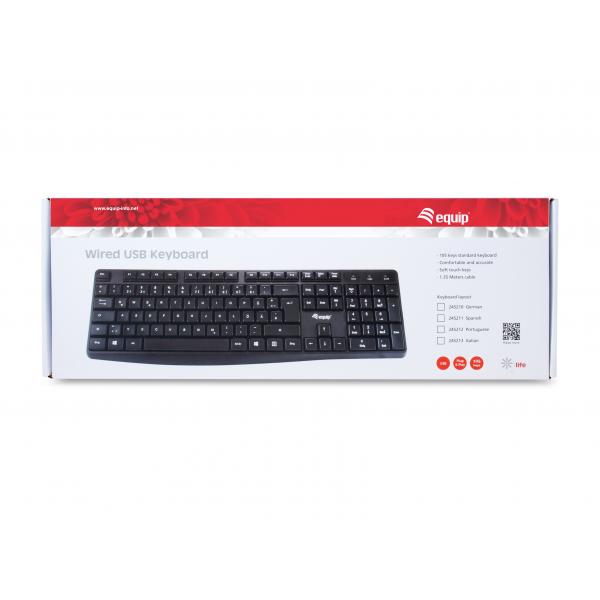 Teclado Equip Life Usb Aleman 245210