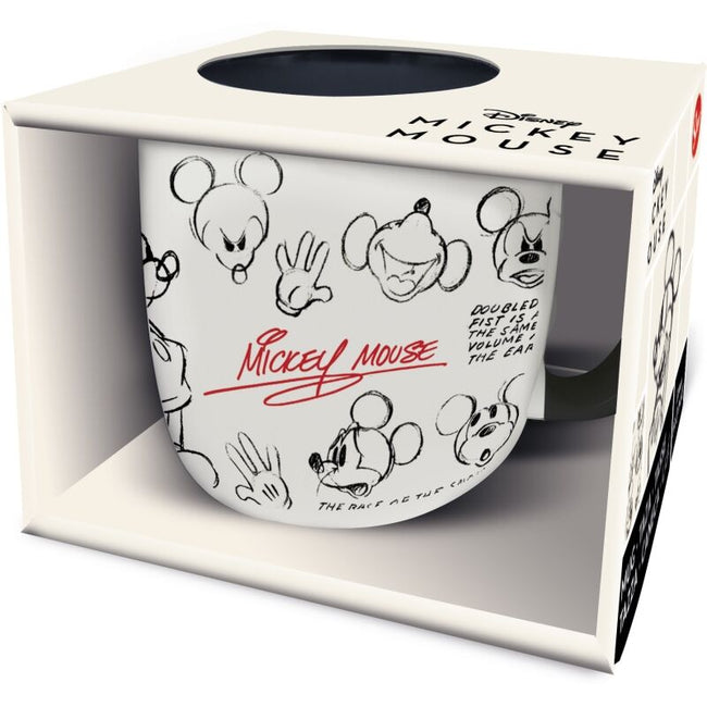 Taza Elite Mickey Mouse Bocetos Vintage 380 Ml Hover Image