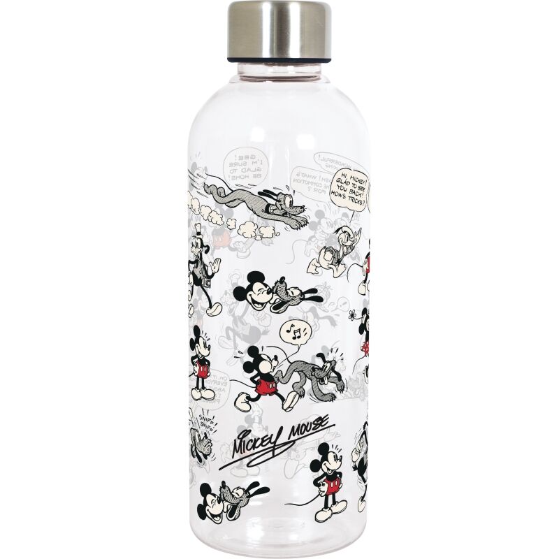 Botella De Plástico Mickey Mouse Vintage 850 Ml