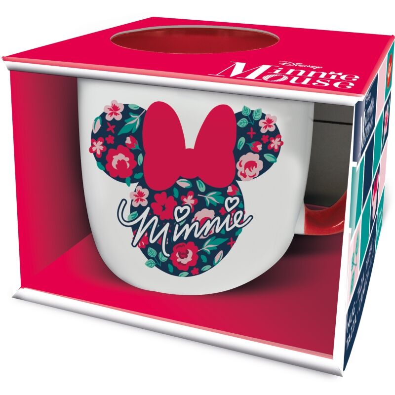 Taza Elite Minnie Mouse Flores 380 Ml