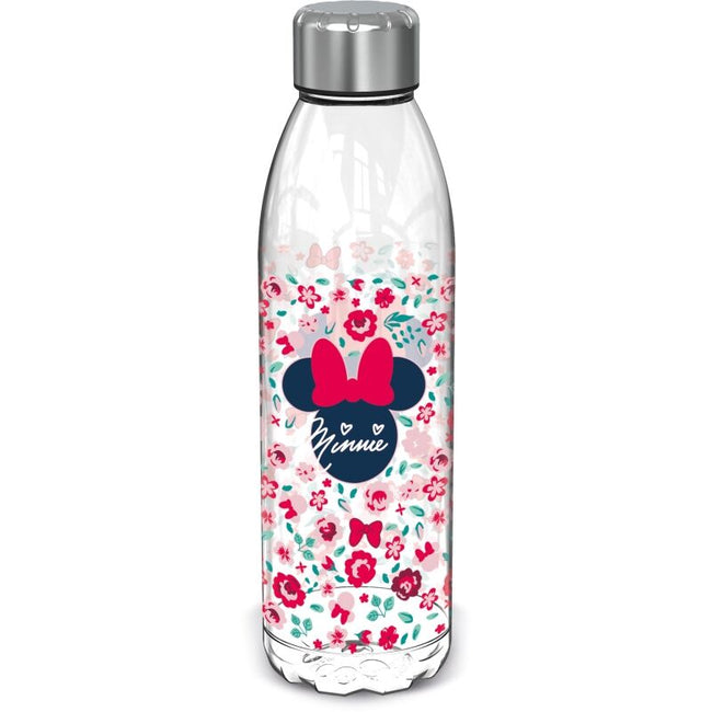 Botella De Plástico Minnie Mouse Flores 980 Ml Hover Image