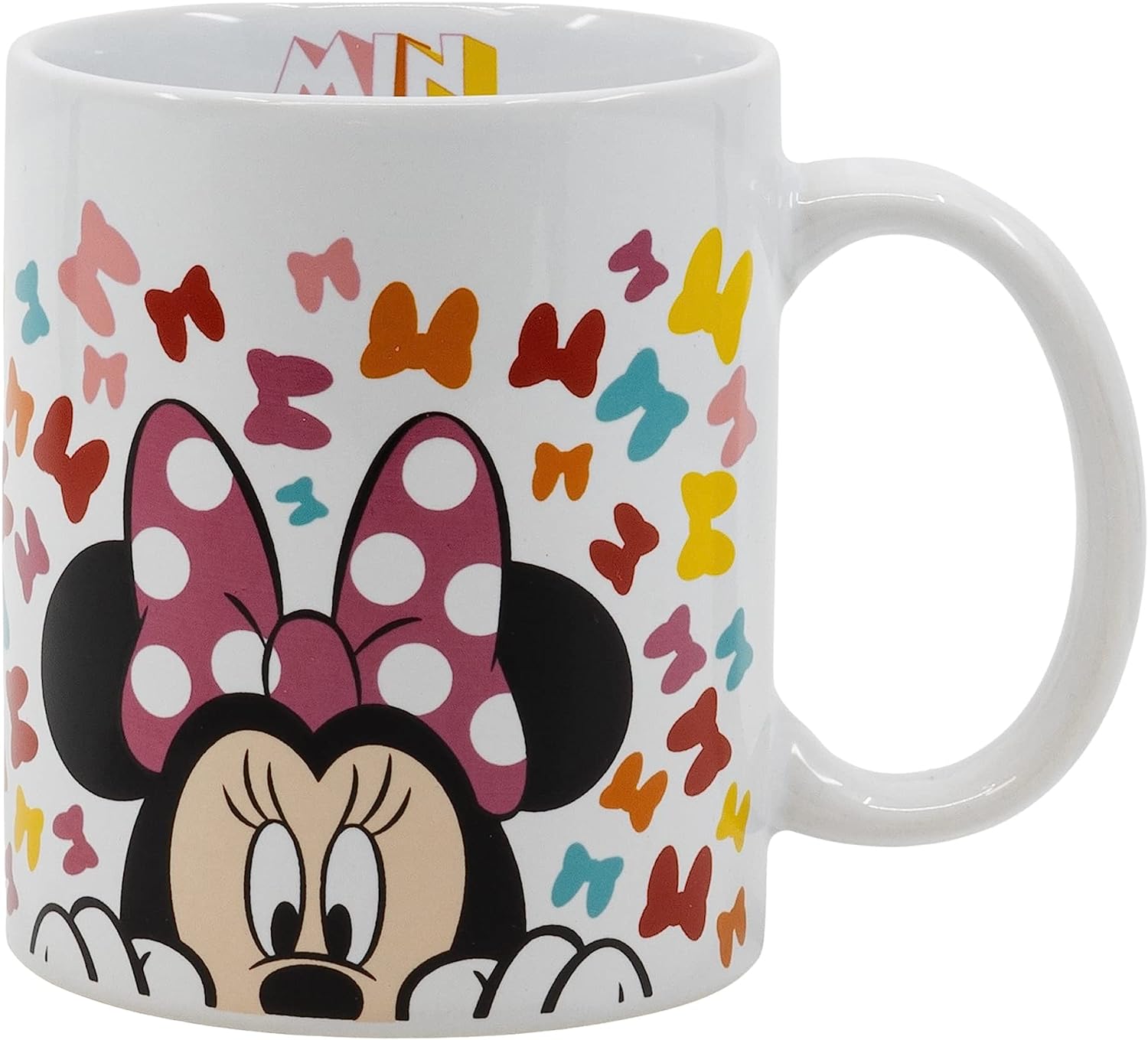 Taza De Cerámica De 325 Ml En Caja Regalo De Minnie Mouse