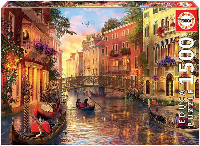 Puzzle 1500 Atardecer En Venecia Hover Image