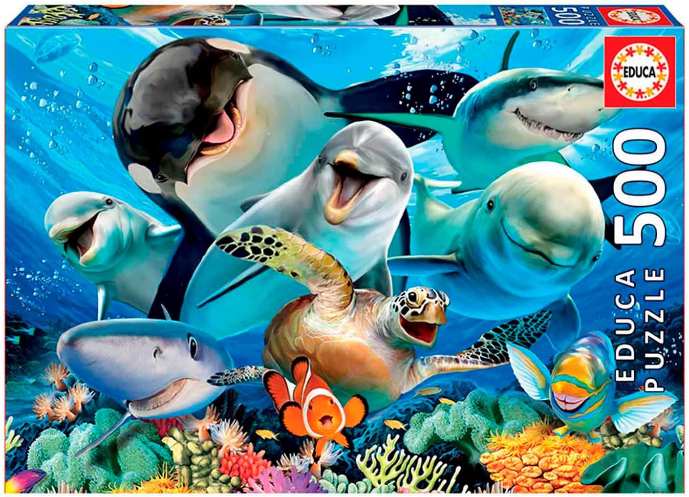 Puzzle 500 Selfie Bajo El Agua